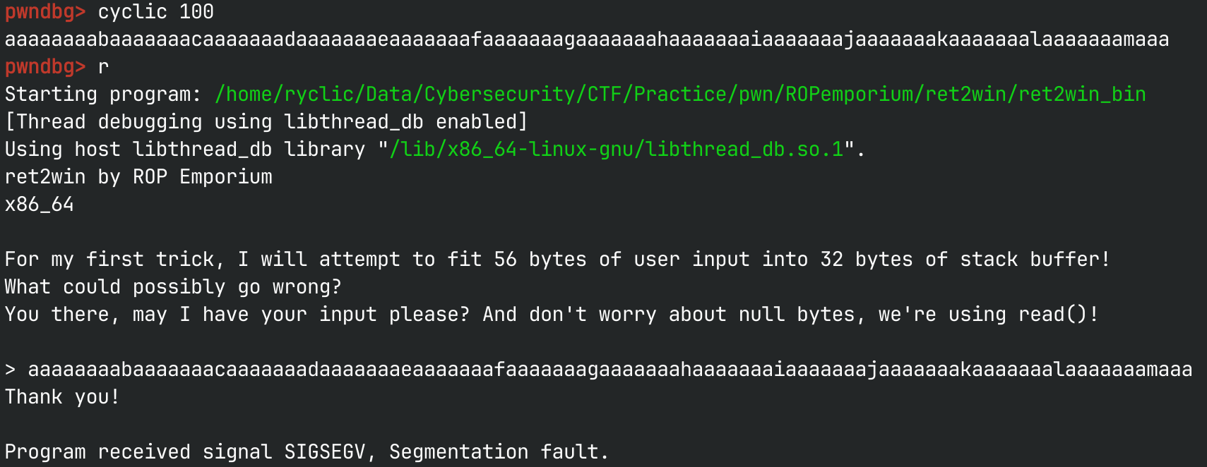 Segfault